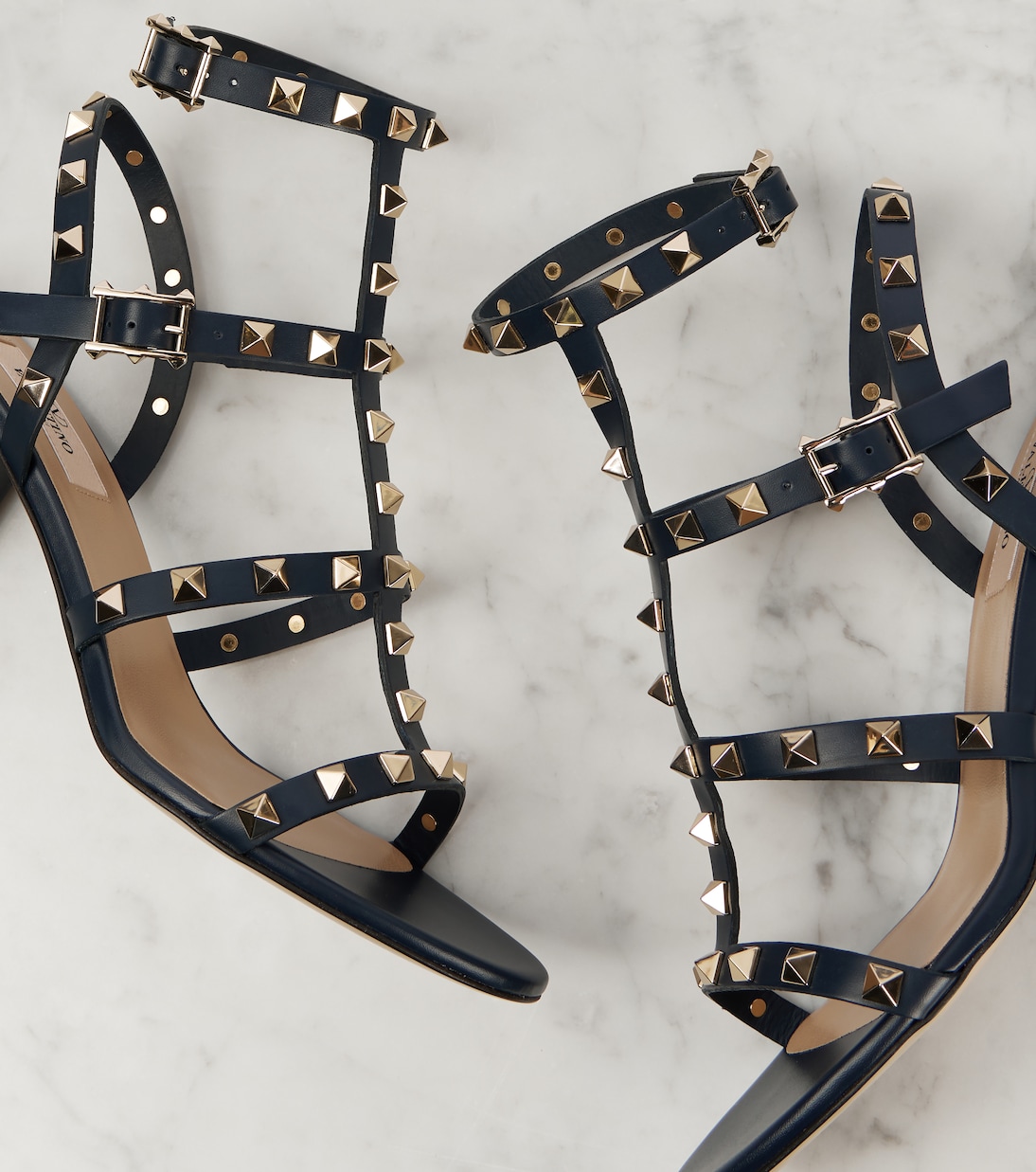 Sandalias Rockstud de piel | Valentino Garavani