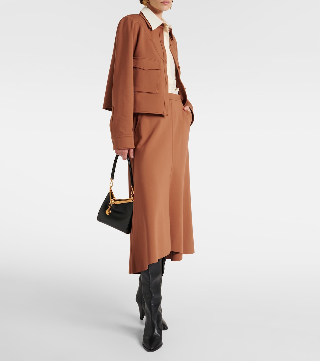 Falda midi Emotional Essence de jersey | Dorothee Schumacher