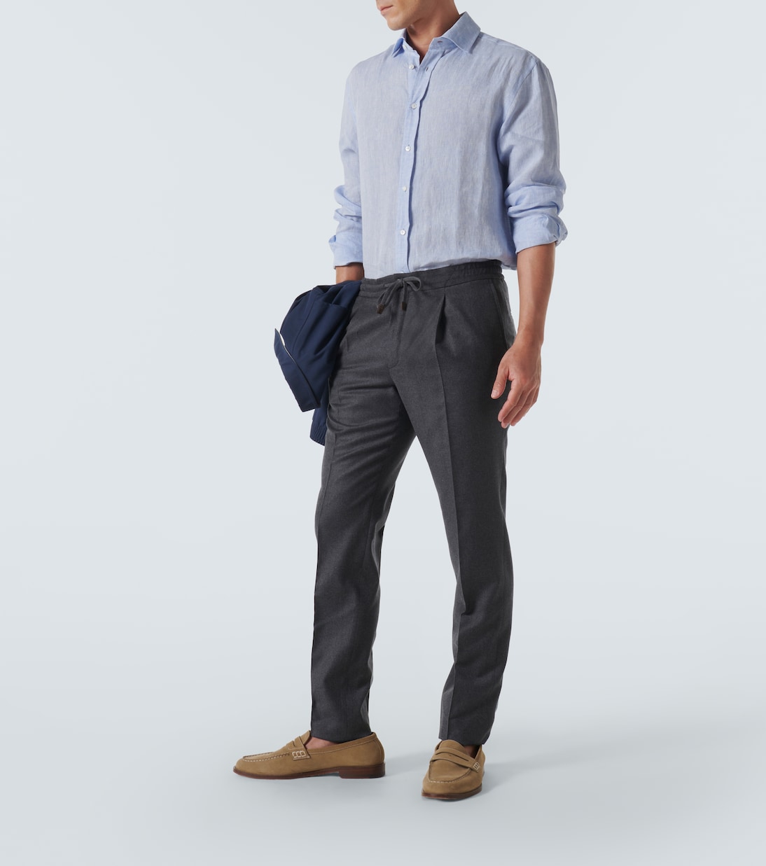 Wool tapered pants | Incotex
