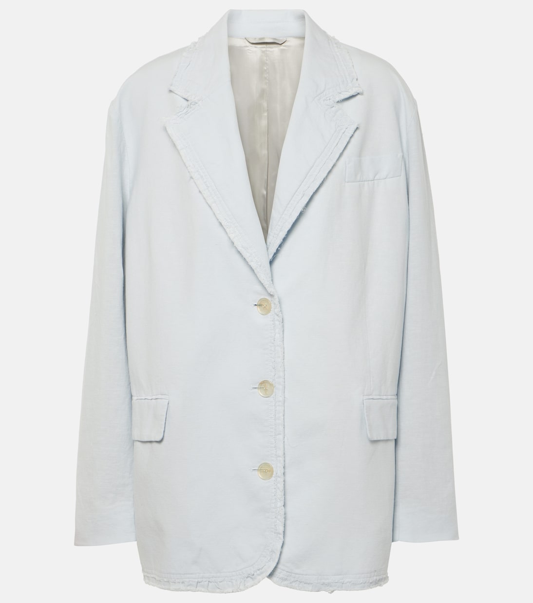 Blazer de algodón y lino | Acne Studios
