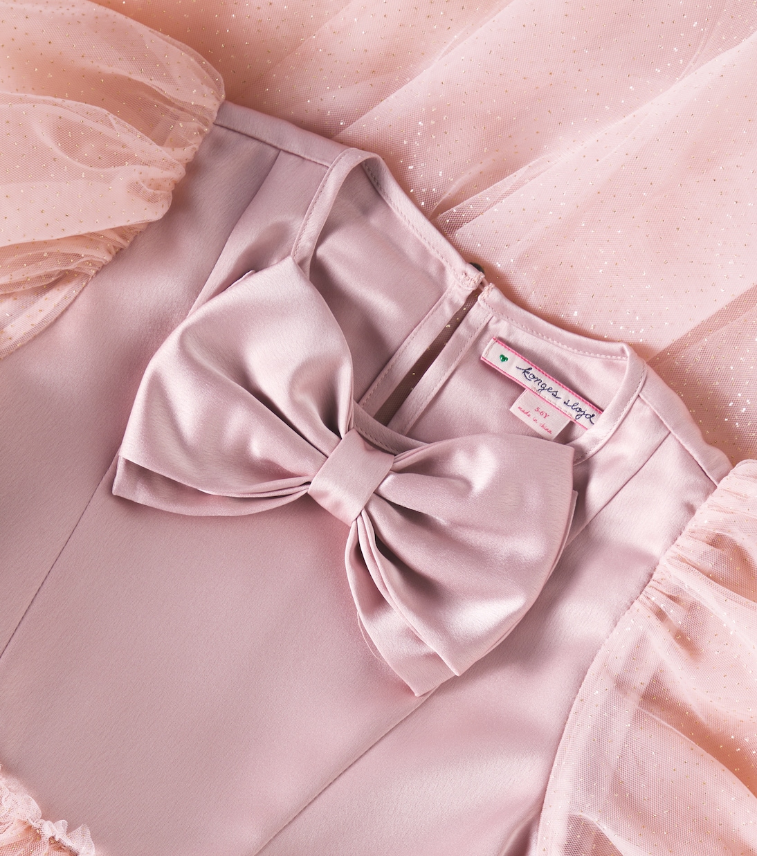 Abito con fiocco e tulle | Konges Sløjd