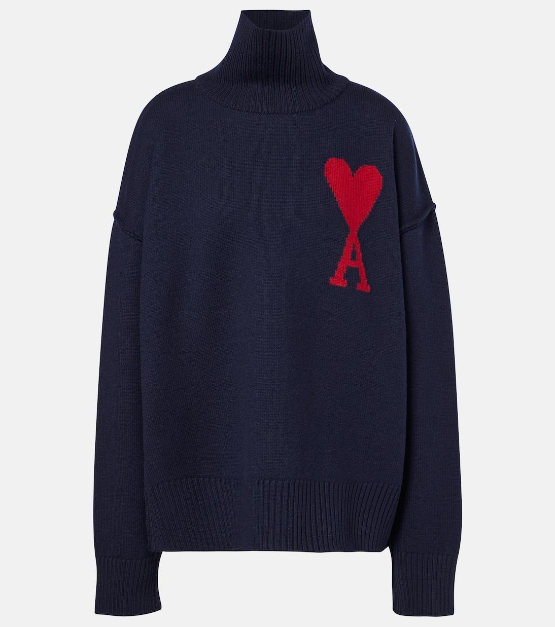 Rollkragenpullover Ami de Cœur aus Wolle | Ami Paris