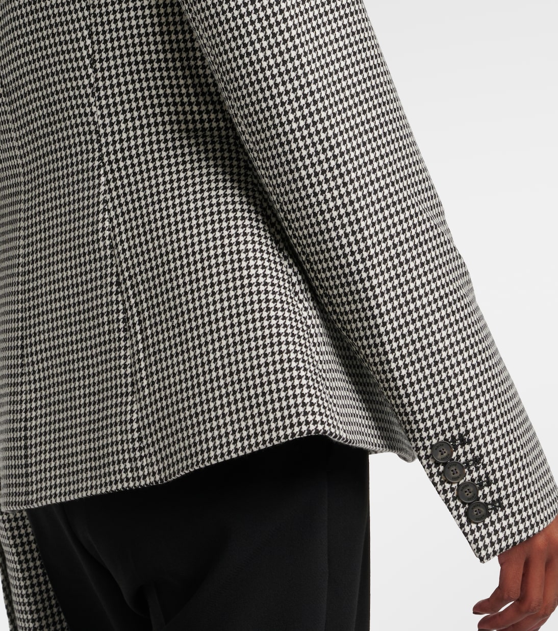 Tailored houndstooth wool blazer | Erdem