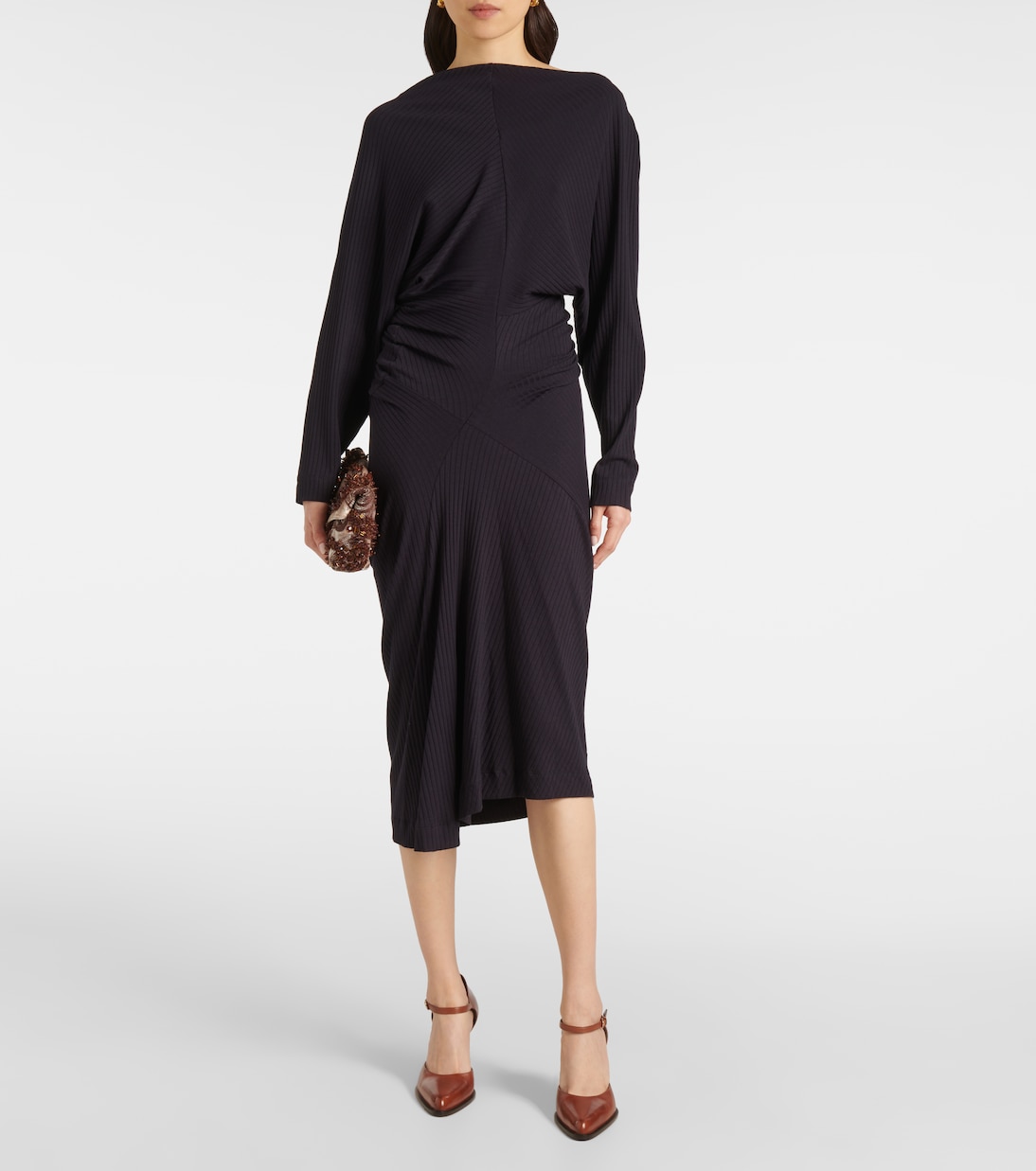 Abito midi in jersey | Dries Van Noten