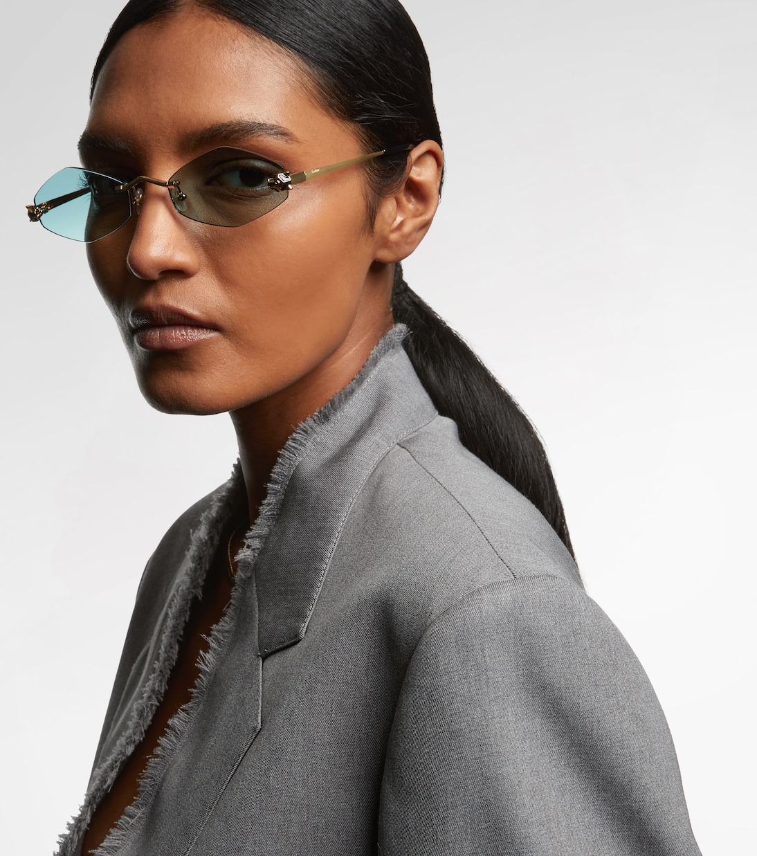 Panthère de Cartier round sunglasses | Cartier Eyewear Collection