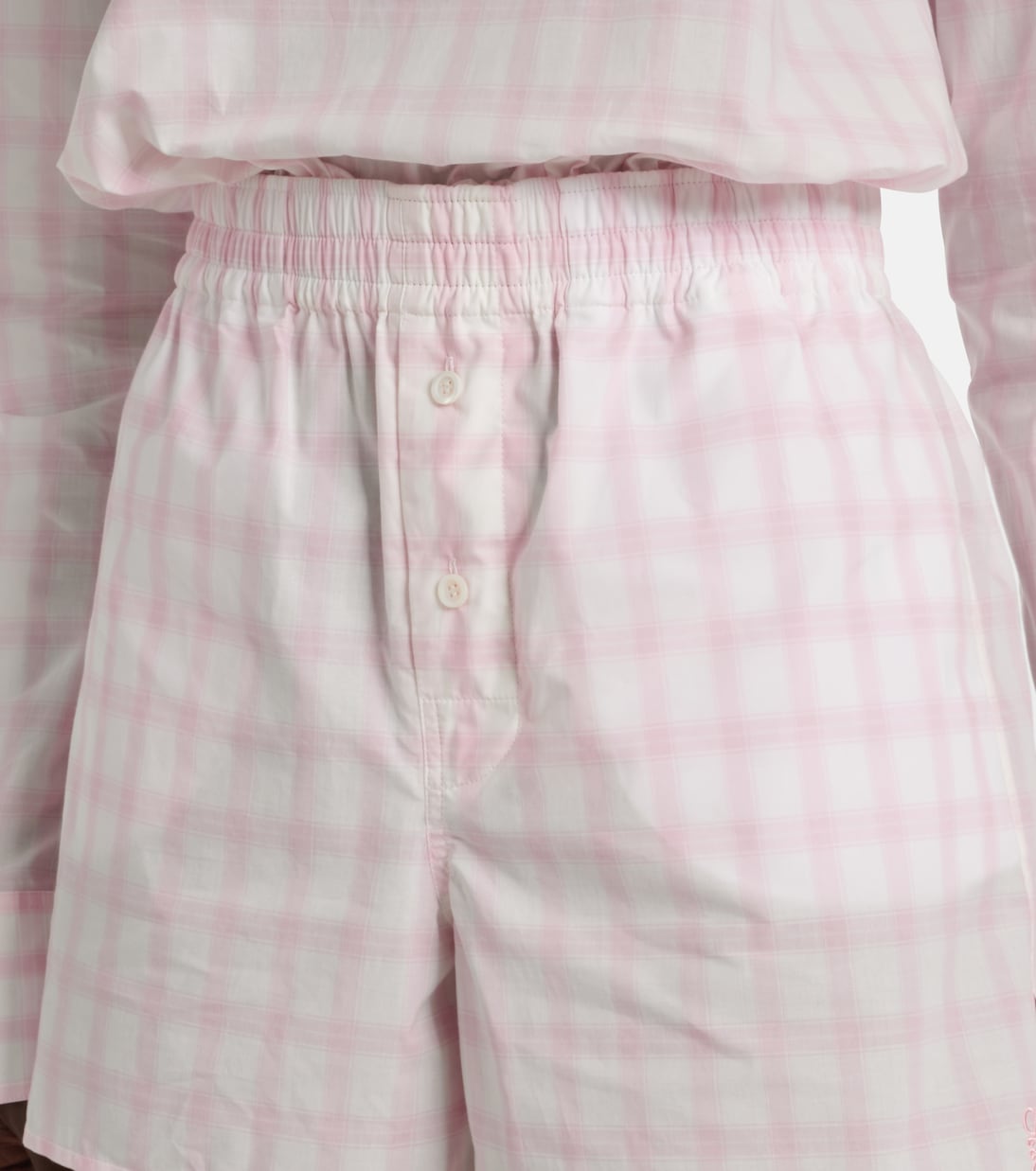 Loewe Pantalones Cortos de Algodón Cuadrados para Jóvenes Modernos