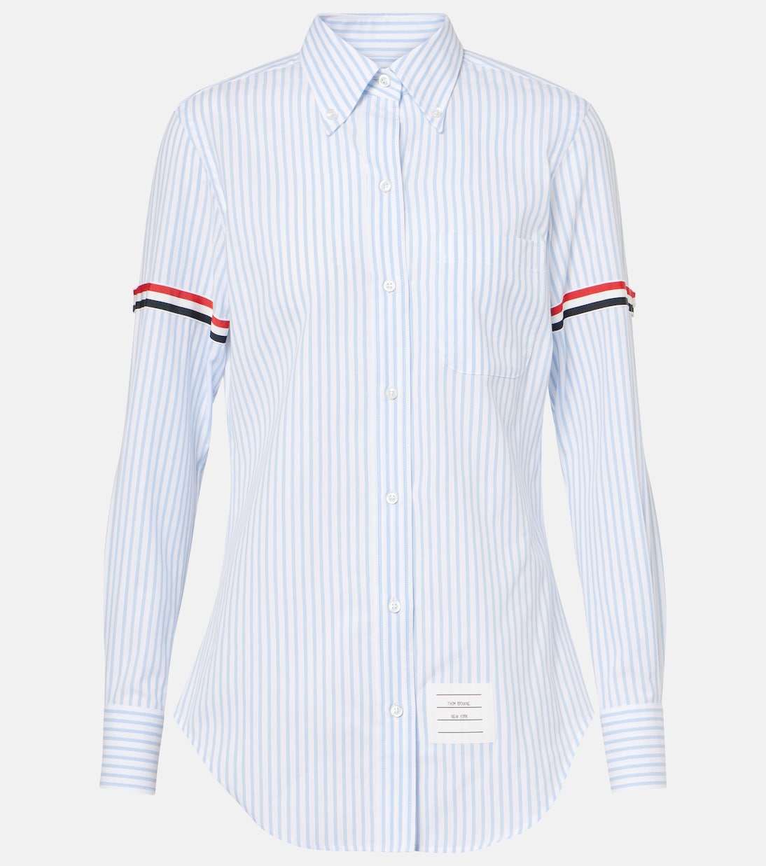 Camicia Stripe Oxford Armbands in cotone | Thom Browne