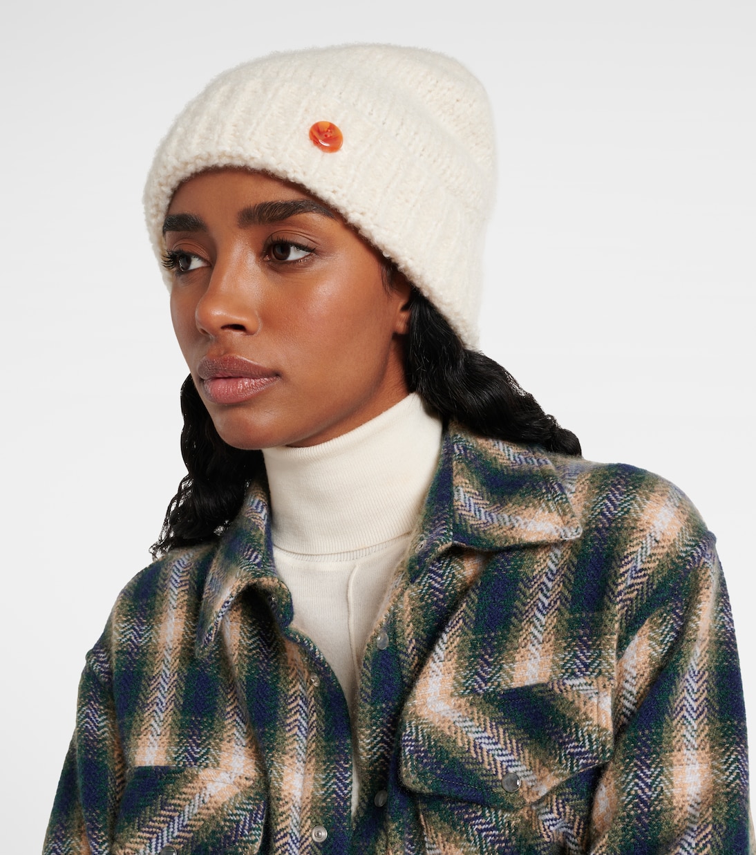 Gorro Wind de cachemir con adornos | God's True Cashmere