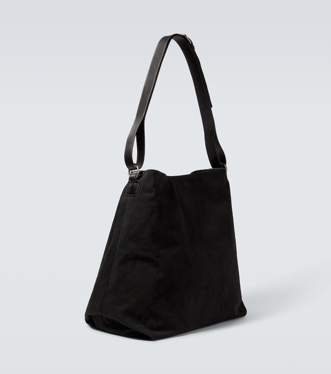 Borsa a spalla in canvas con pelle | Dries Van Noten