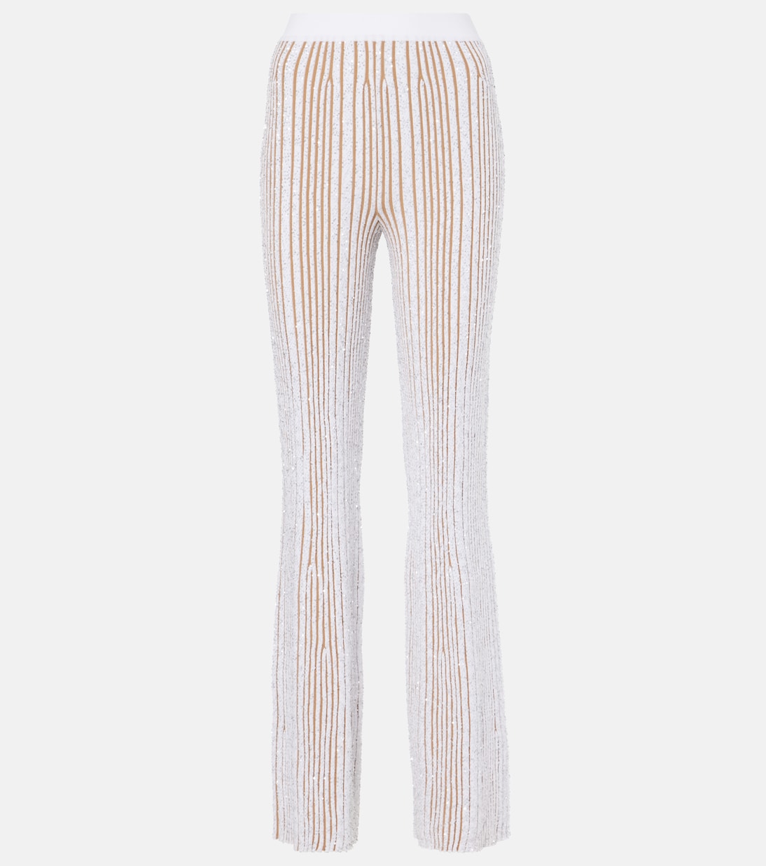Pantalon évasé à taille haute à sequins | Missoni