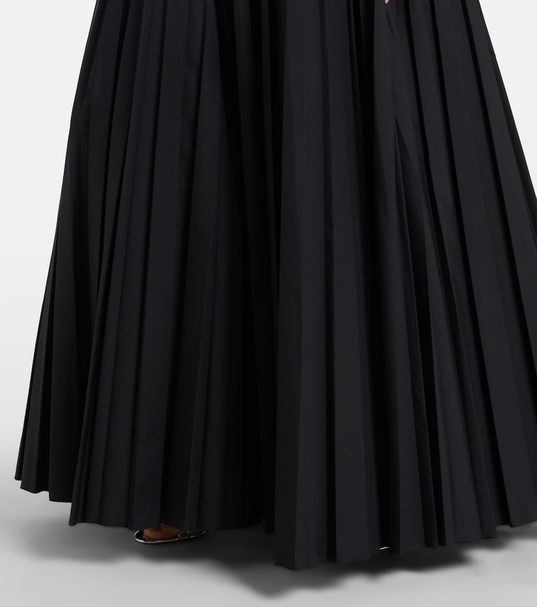 Ruched pleated cotton gown | Giambattista Valli