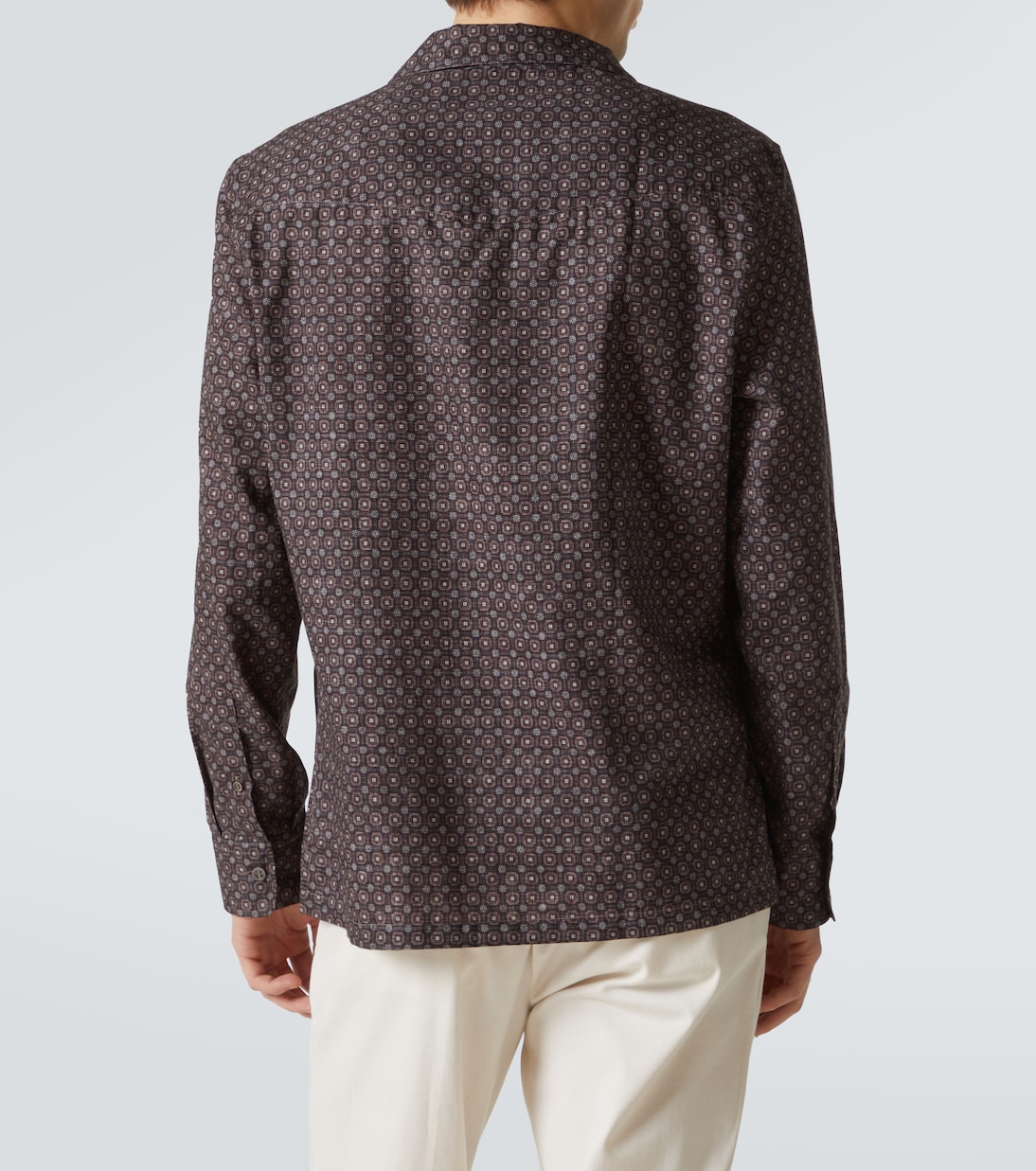 Bedrucktes Hemd aus Baumwolle | Brunello Cucinelli