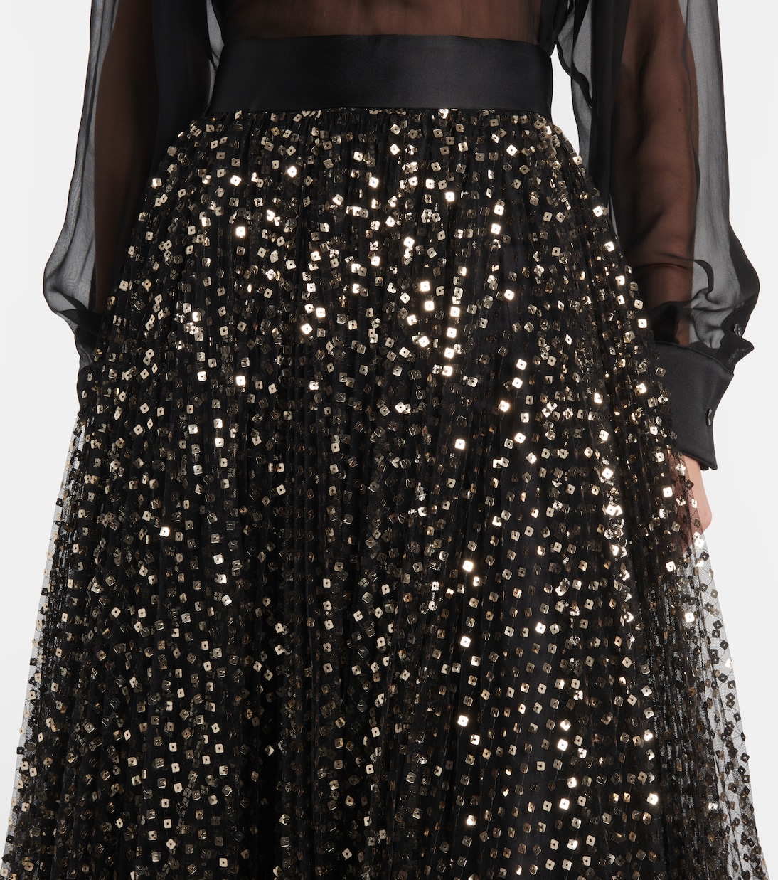 Midirock mit Pailletten | Dolce&Gabbana