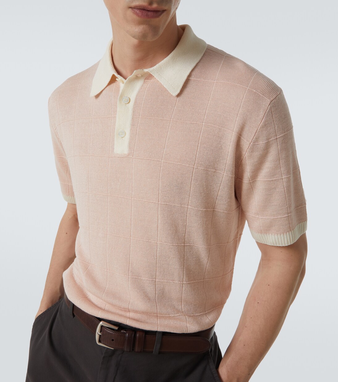 Polo in lino e seta | Canali