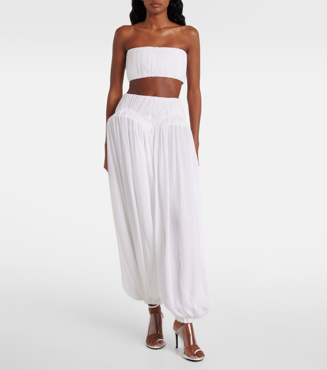 Sandali Plexi 90 in pelle e PU | Alaïa