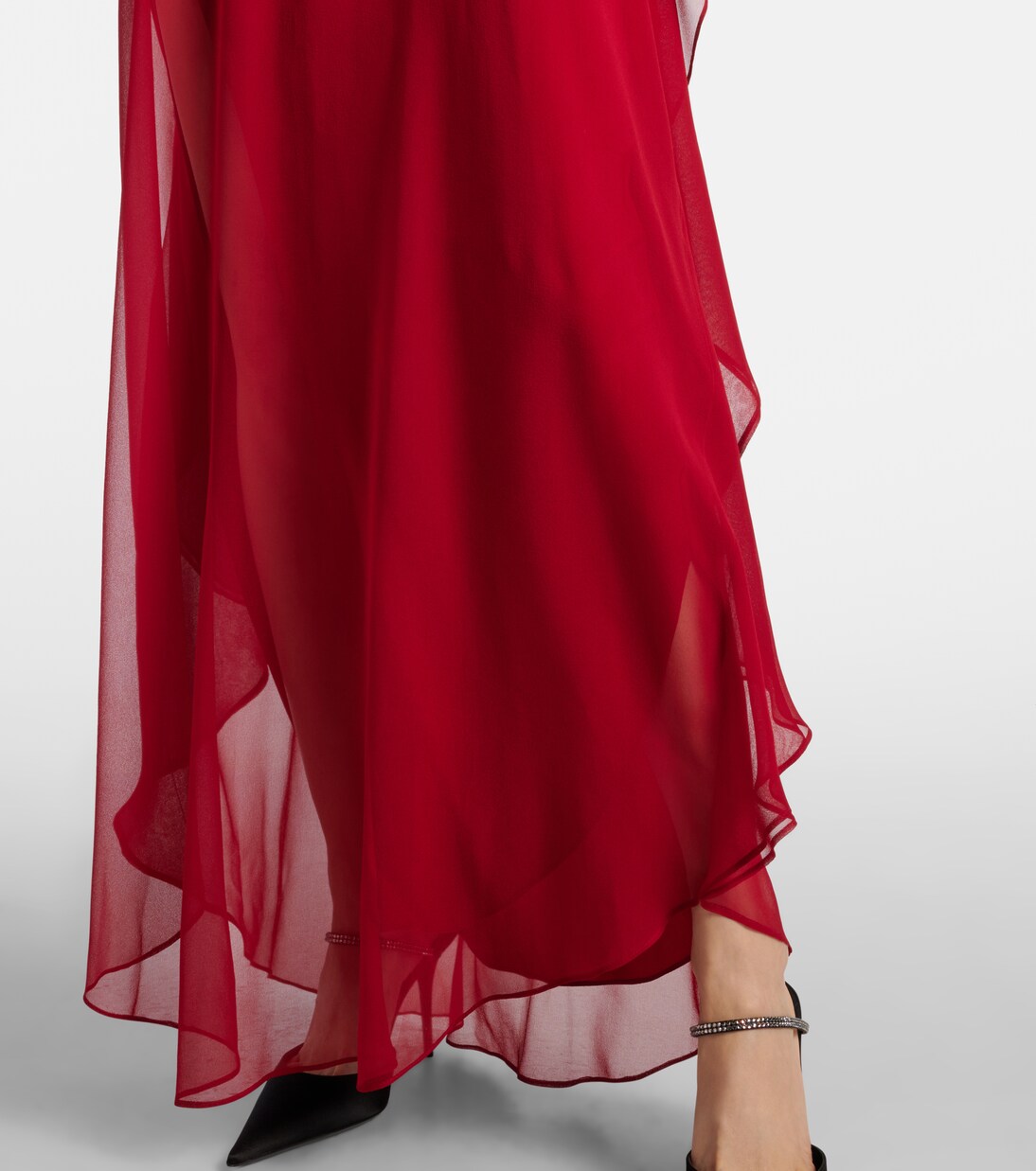 Kaftan aus Seidenchiffon | The Sei