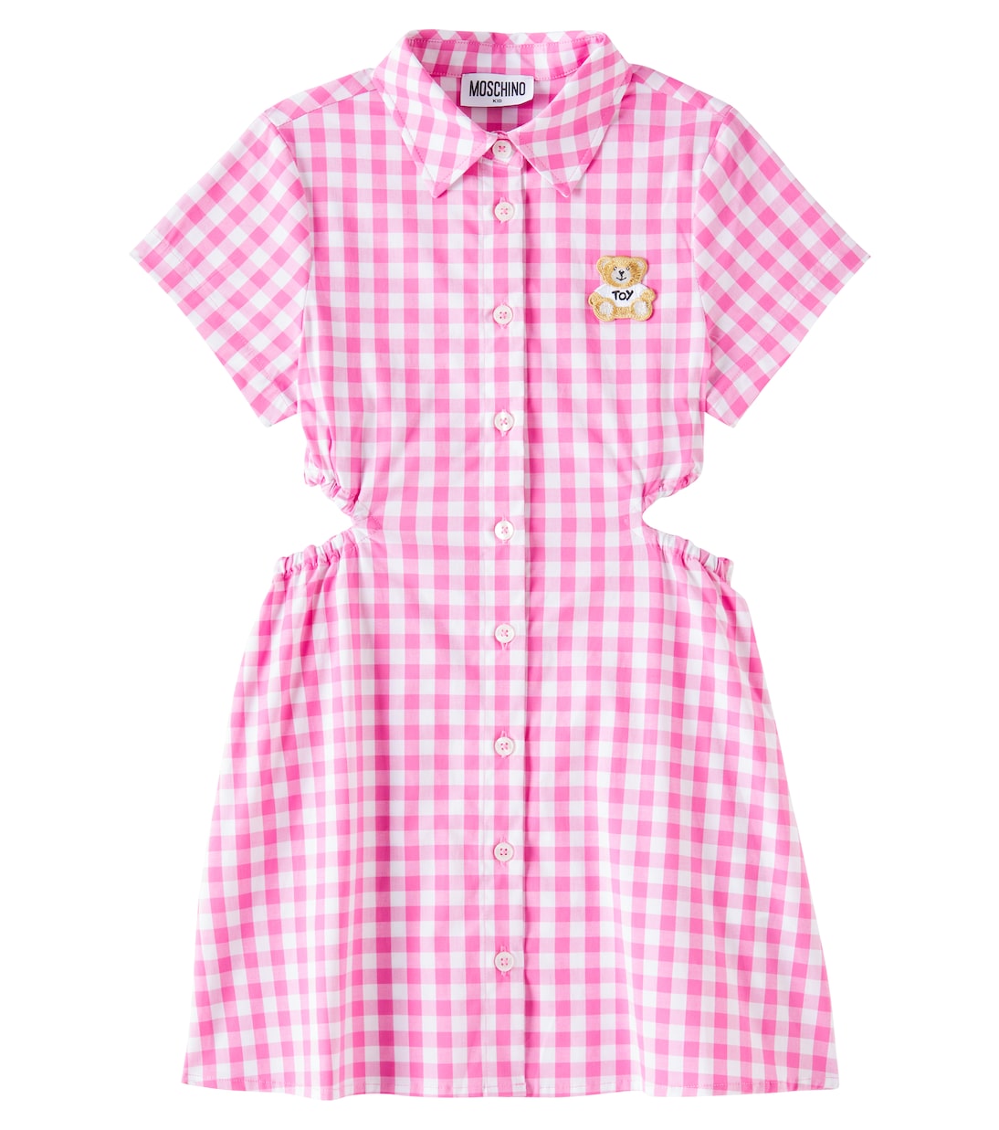 Kleid aus einem Baumwollgemisch | Moschino Kids