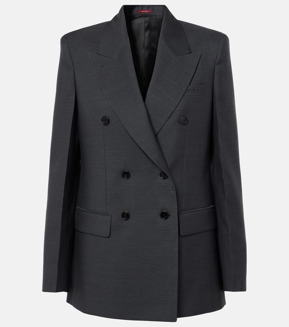 Double-breasted wool blazer | Gucci
