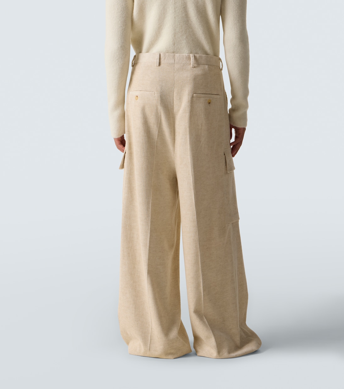 Firebanks cotton and linen cargo pants | Rick Owens