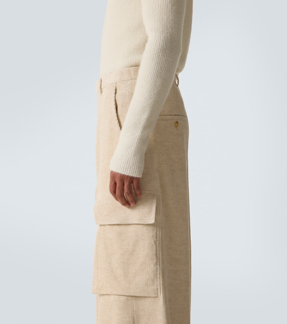 Firebanks cotton and linen cargo pants | Rick Owens