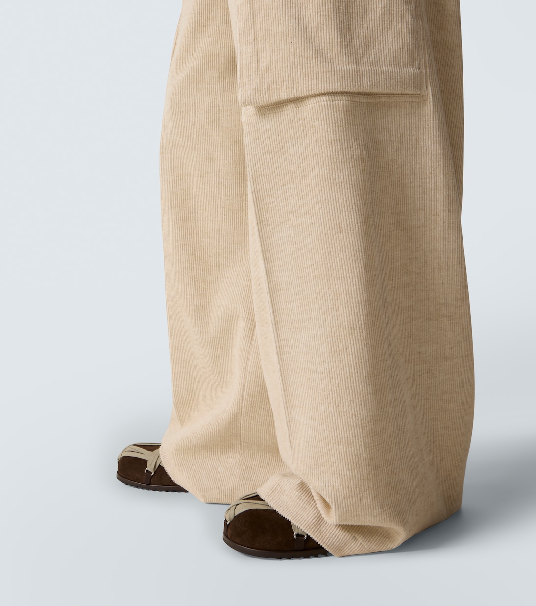 Firebanks cotton and linen cargo pants | Rick Owens
