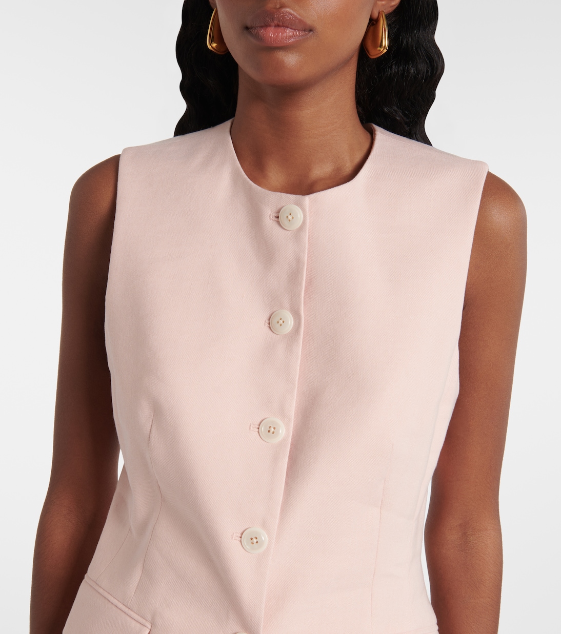 Gilet Lois in misto lino | Veronica Beard