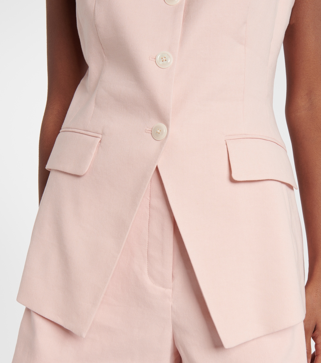 Gilet Lois in misto lino | Veronica Beard