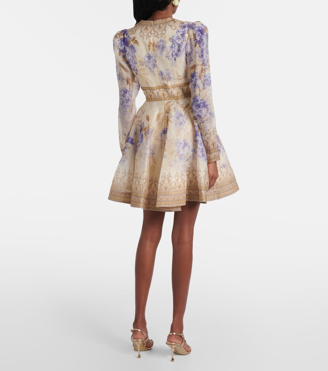 Dawning Plunge printed minidress | Zimmermann