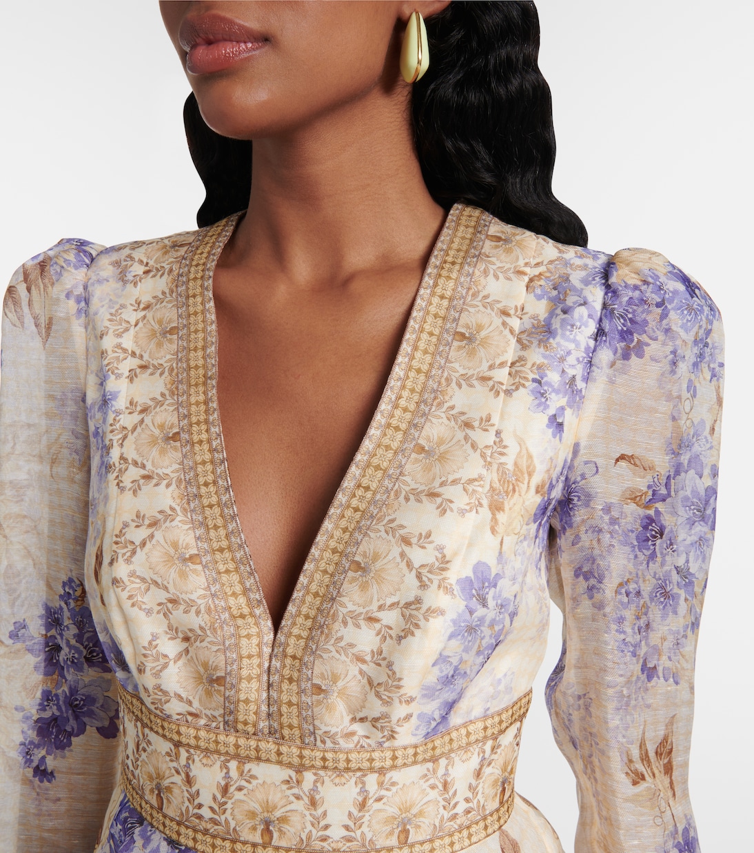 Dawning Plunge printed minidress | Zimmermann