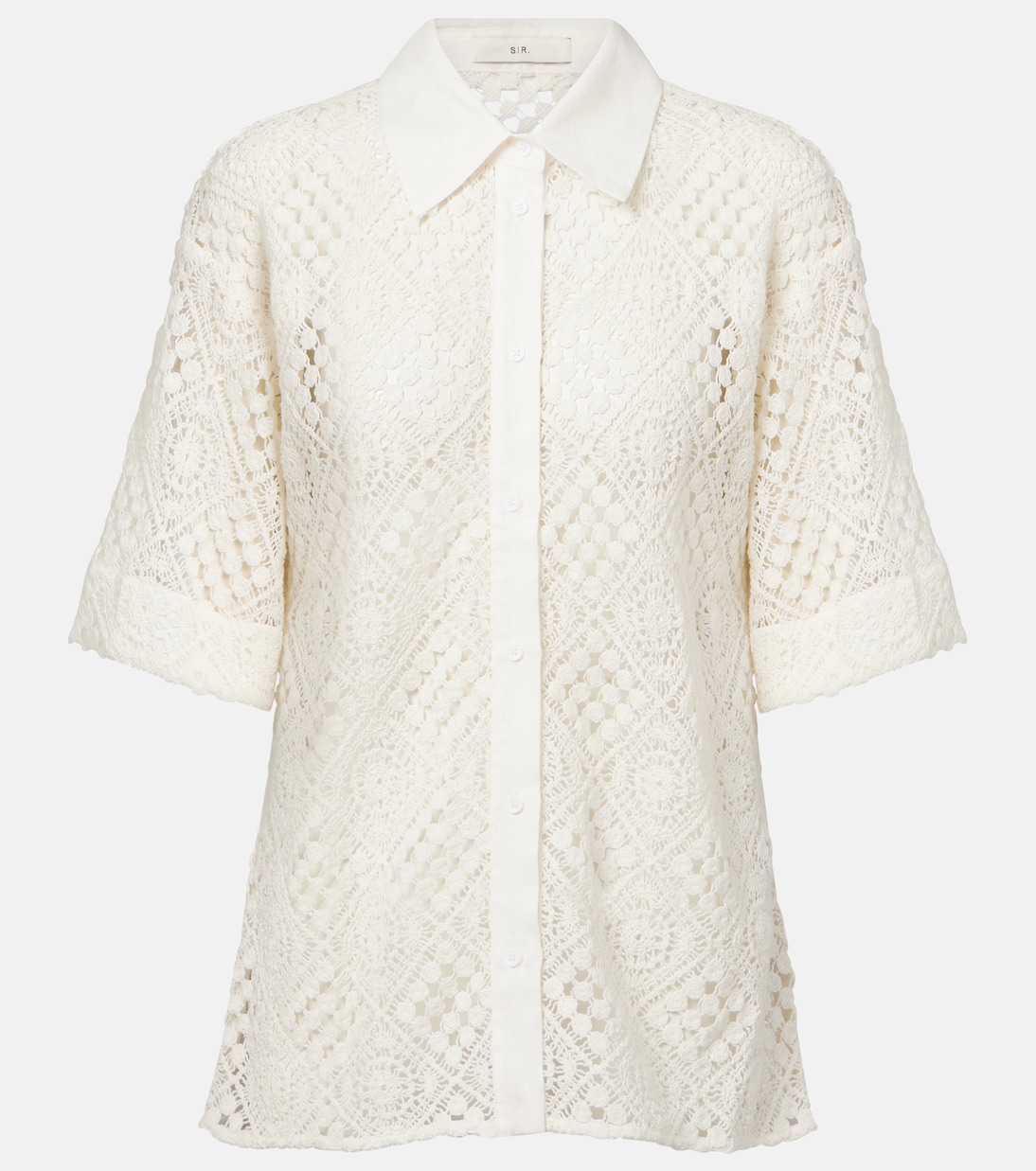 Camicia in crochet di cotone | SIR
