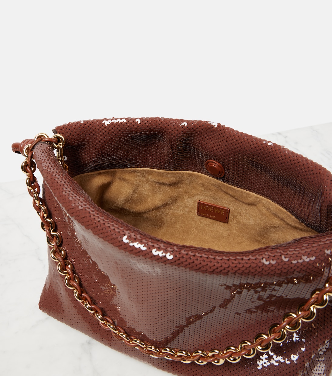Pochette Flamenco Medium à sequins | Loewe