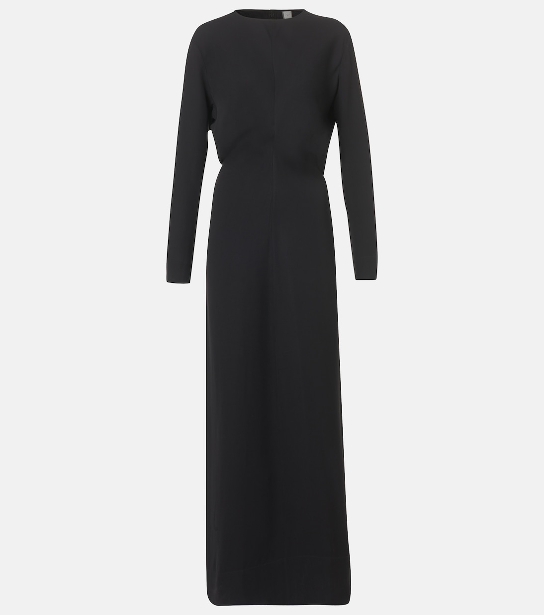 Vestido largo drapeado | Toteme