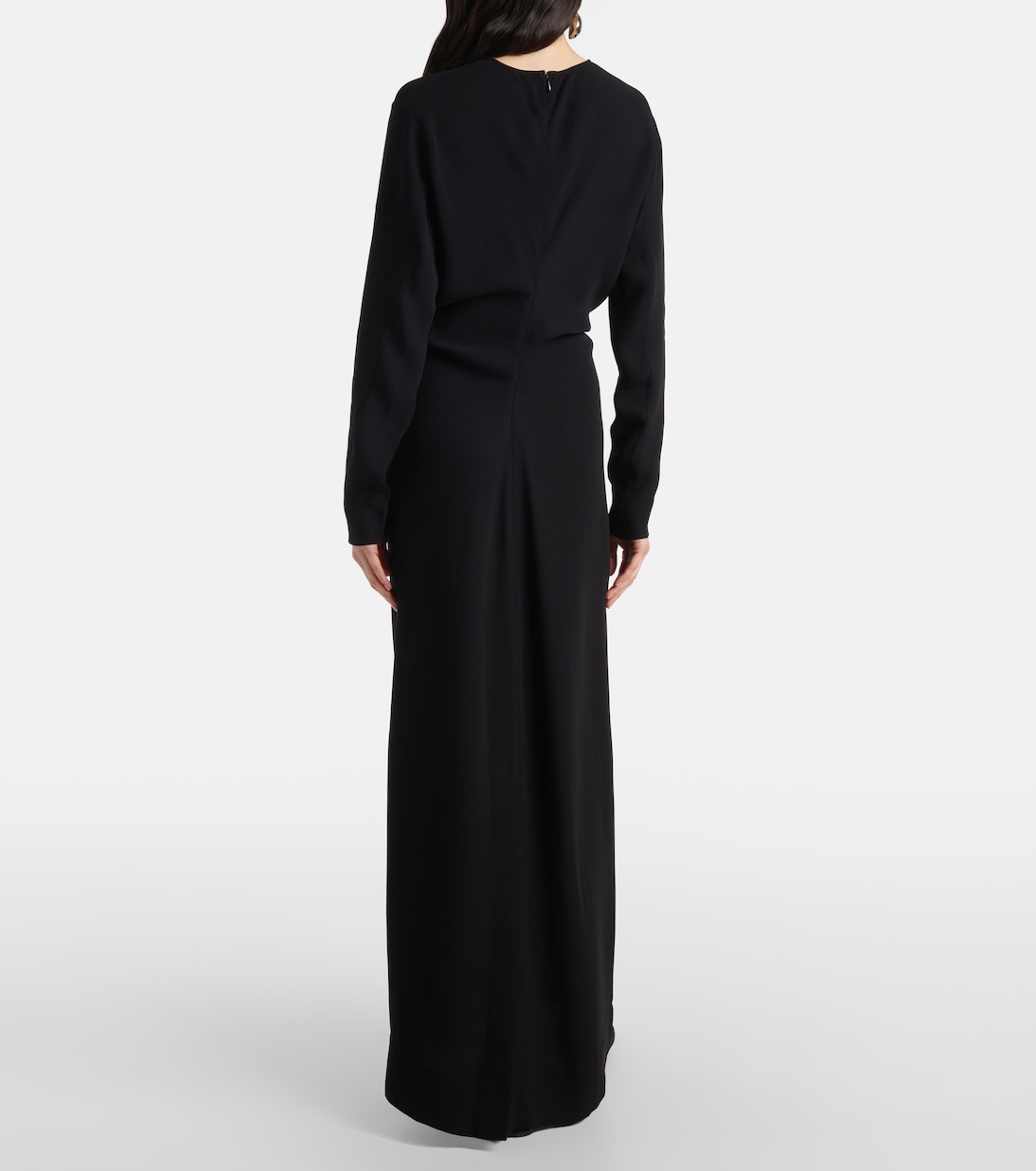 Vestido largo drapeado | Toteme