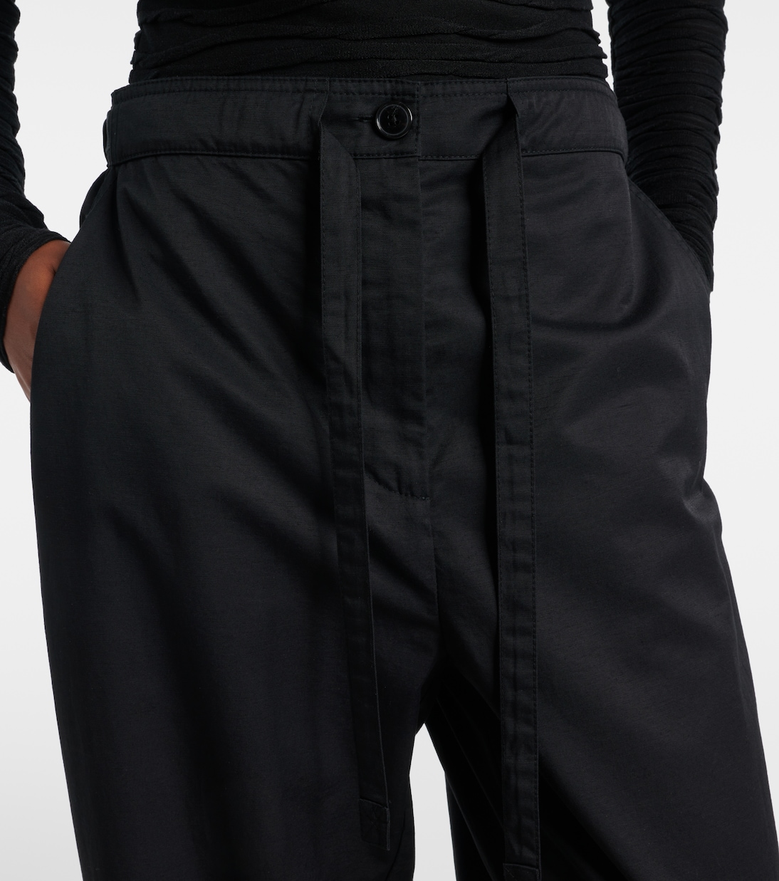 White Label Barret cotton-blend poplin wide-leg pants | Proenza Schouler