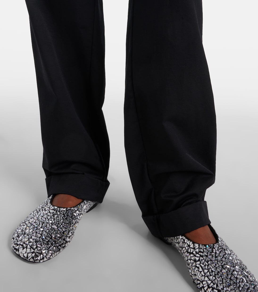 White Label Barret cotton-blend poplin wide-leg pants | Proenza Schouler