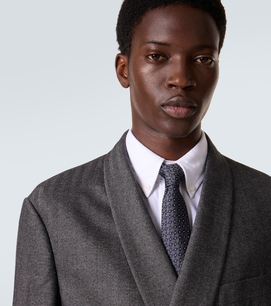 Corbata de sarga de seda en jacquard | Giorgio Armani