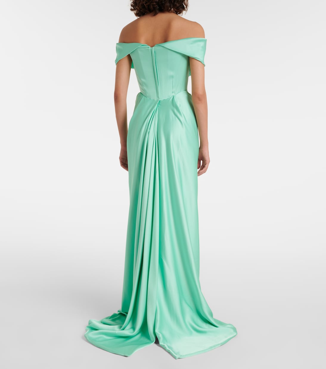 Vestido corsé de fiesta Nova Cocotte de satén | Vivienne Westwood
