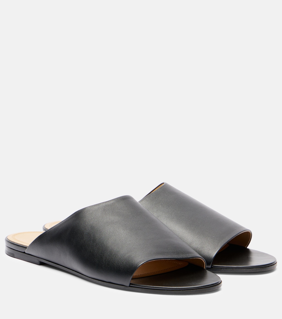 Signum leather slides | The Row
