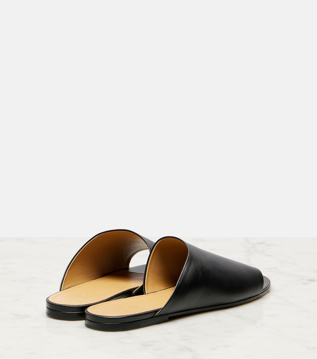 Signum leather slides | The Row
