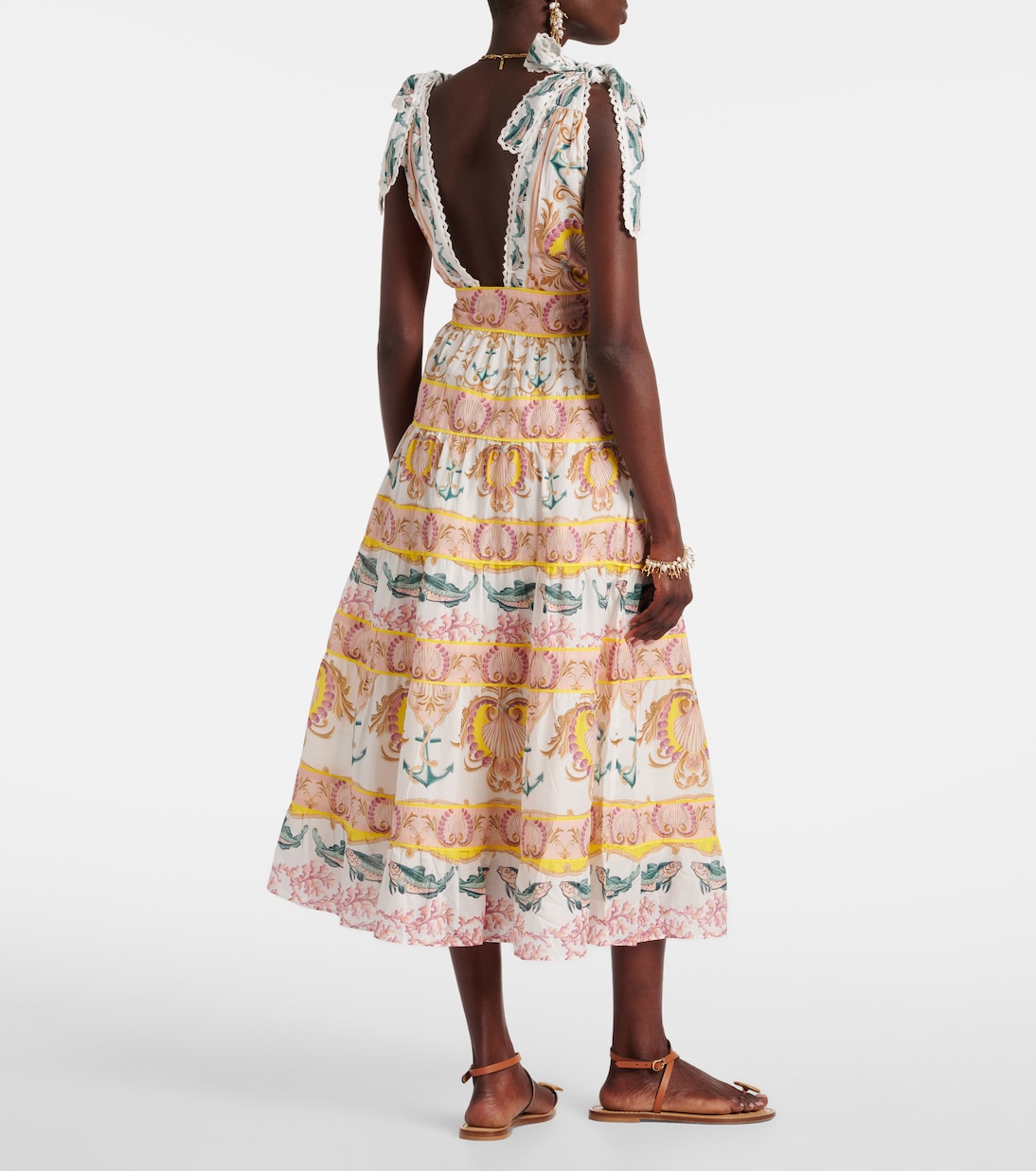 Bedrucktes Midikleid Maritime Magic | Farm Rio