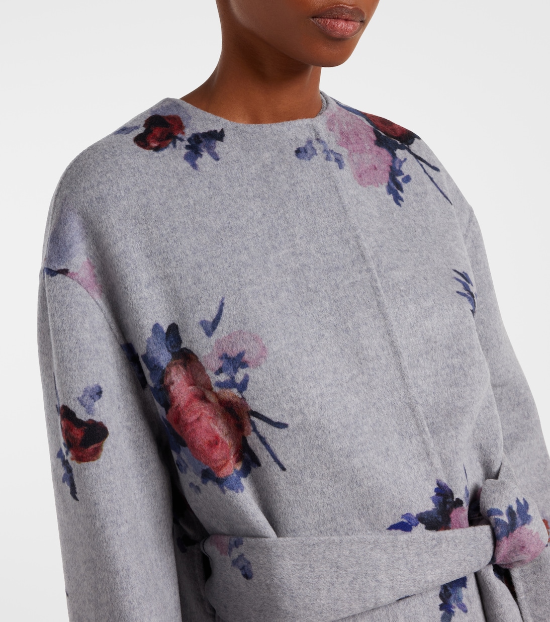 Floral wool coat | Erdem