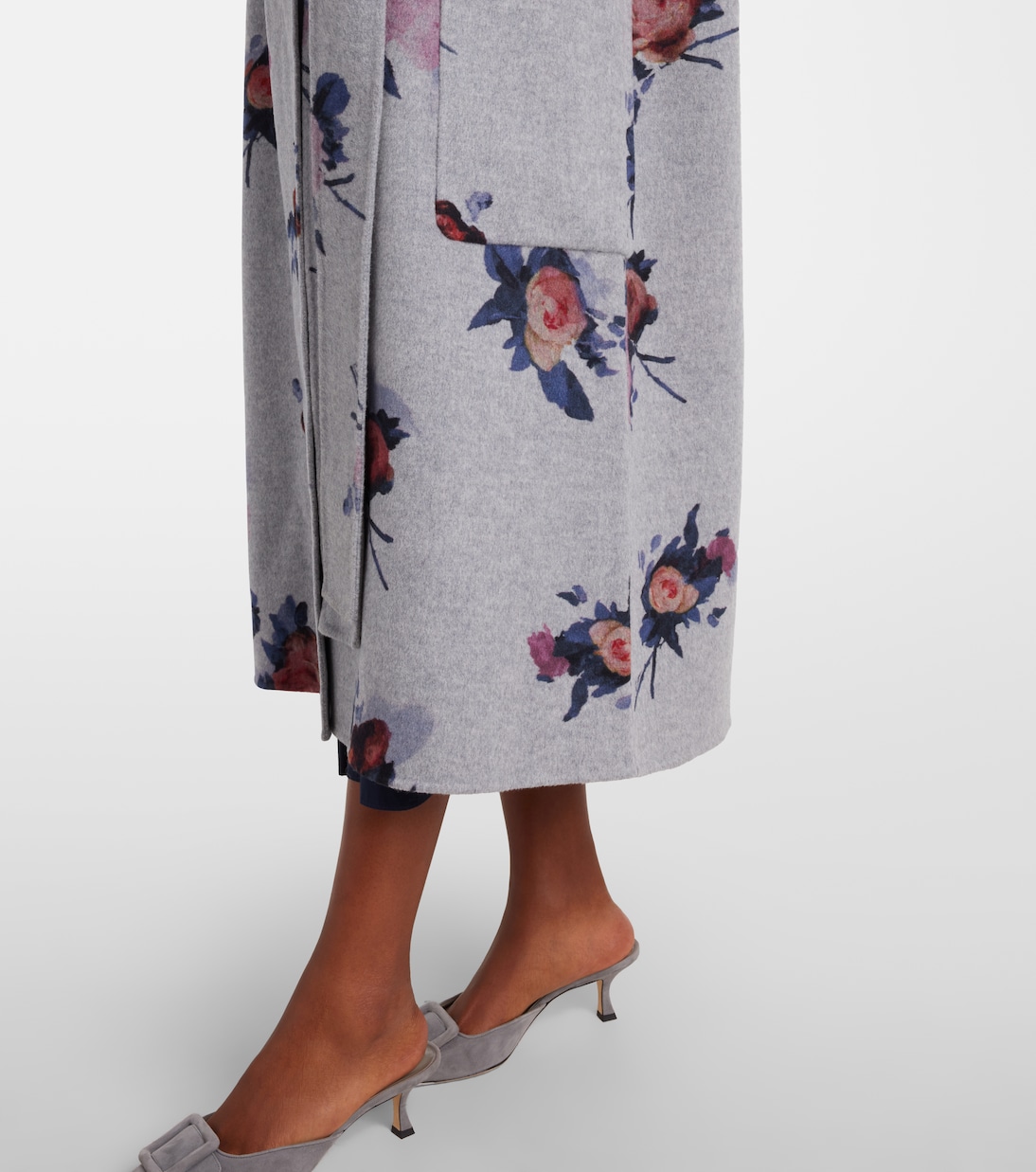 Floral wool coat | Erdem