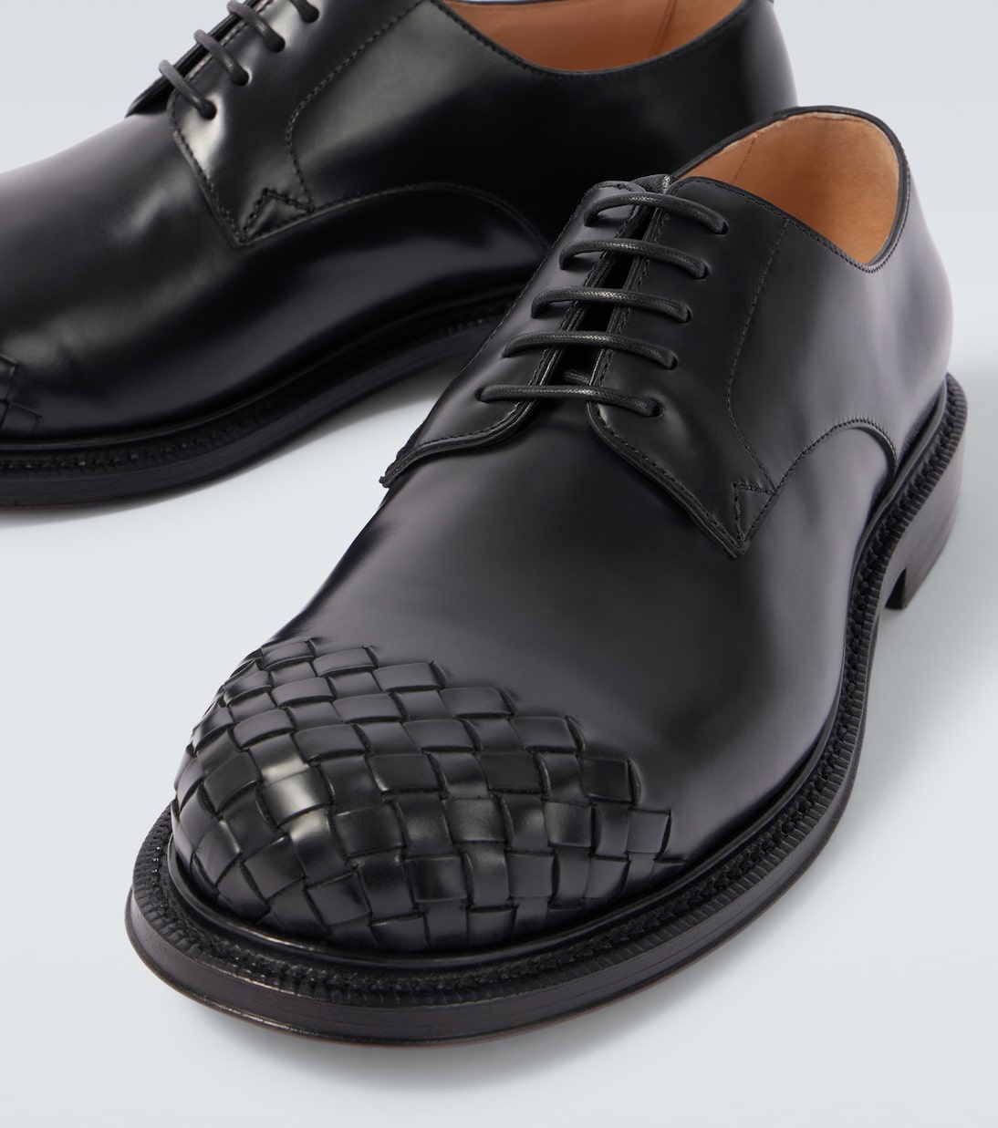 Schnürschuhe Intrecciato aus Leder | Bottega Veneta