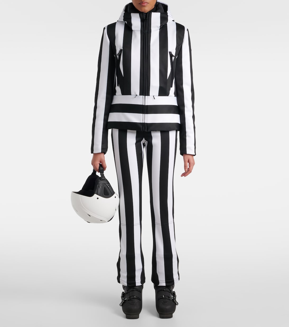 Lunira striped ski salopettes | Goldbergh