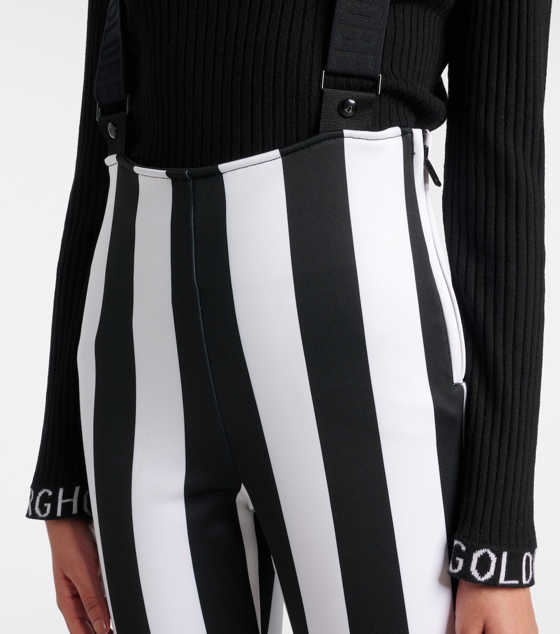 Lunira striped ski salopettes | Goldbergh