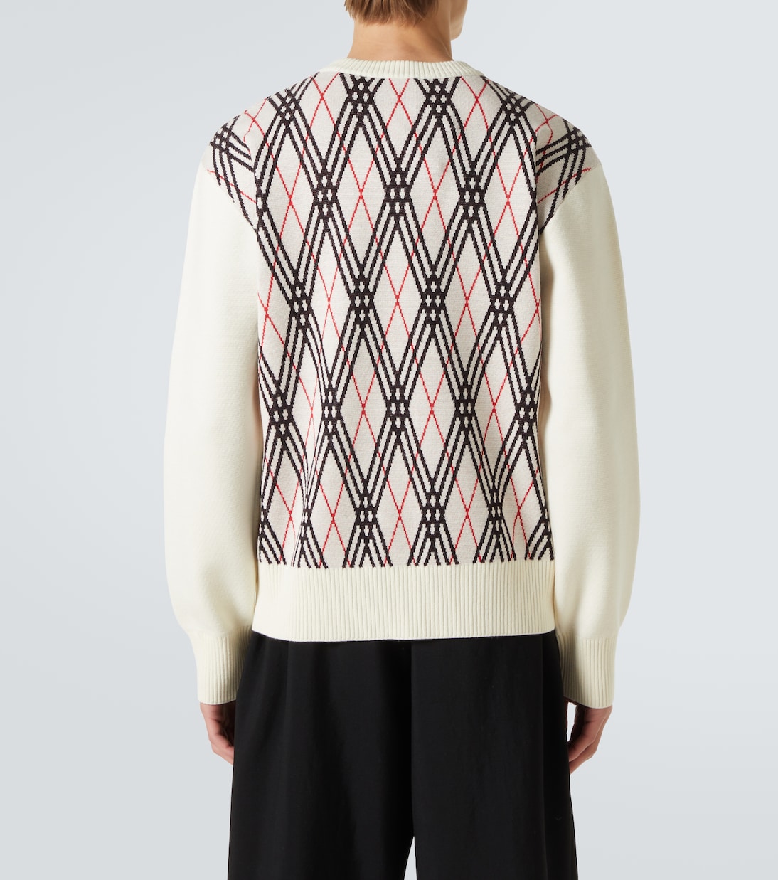 Argyle jacquard sweater | Burberry