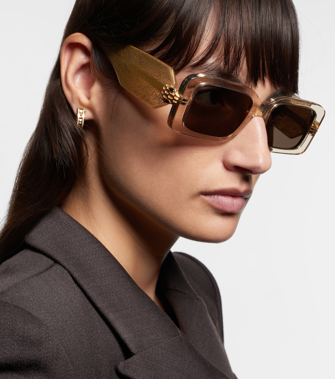Lunettes de soleil Serpenti Forever rectangulaires | Bvlgari