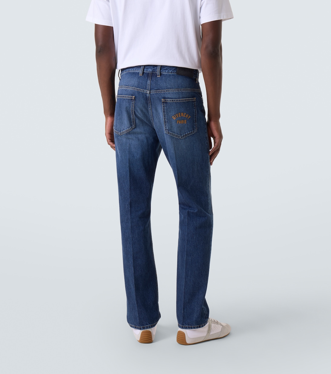 Faded mid-rise straight jeans | Givenchy