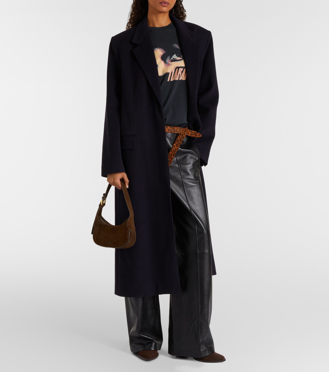 Owen suede shoulder bag | Staud