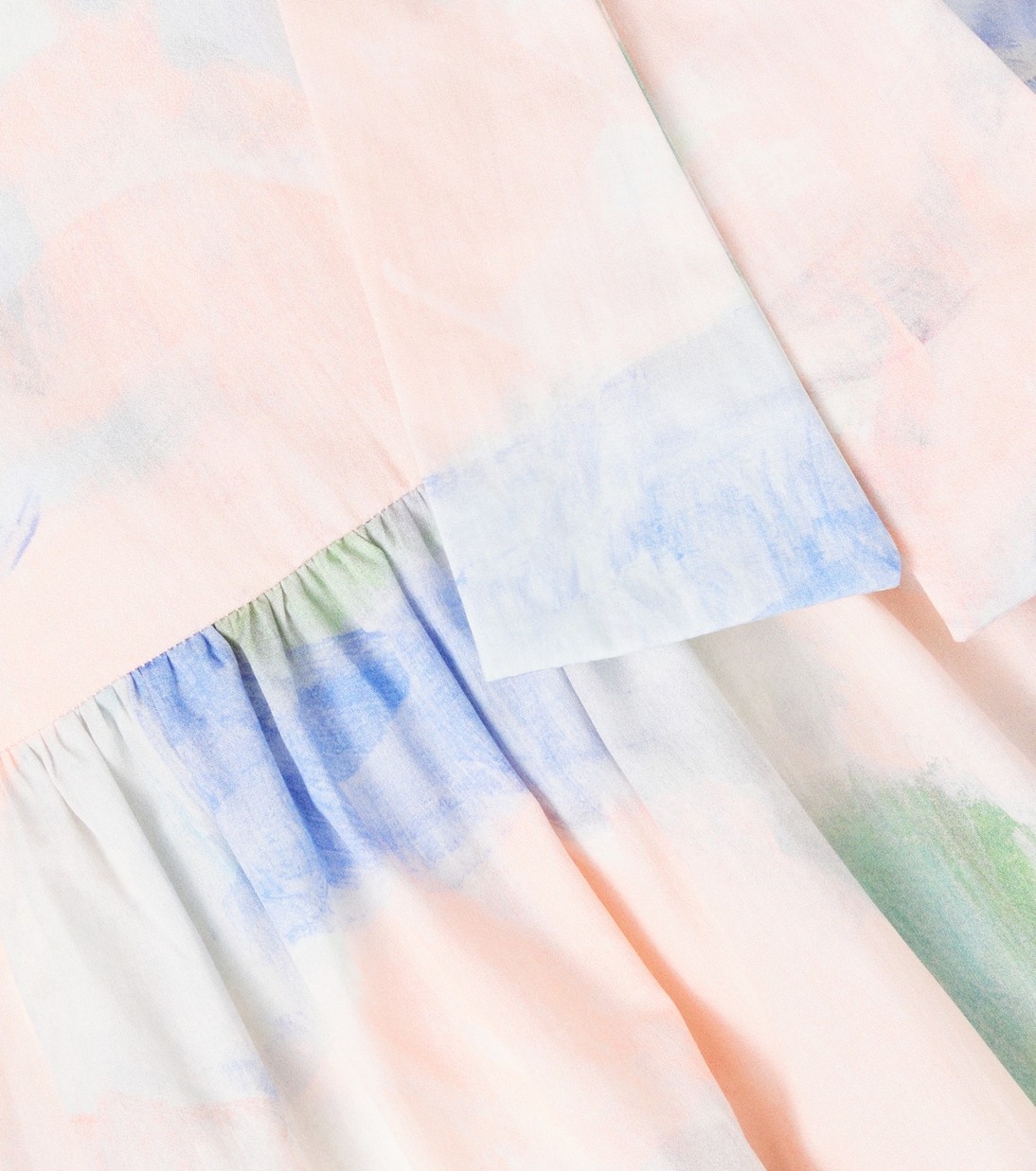 Alyssa ruched cotton dress | Bebe Organic